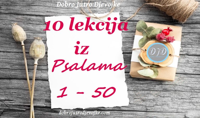 10 lekcija iz Psalama 1-50