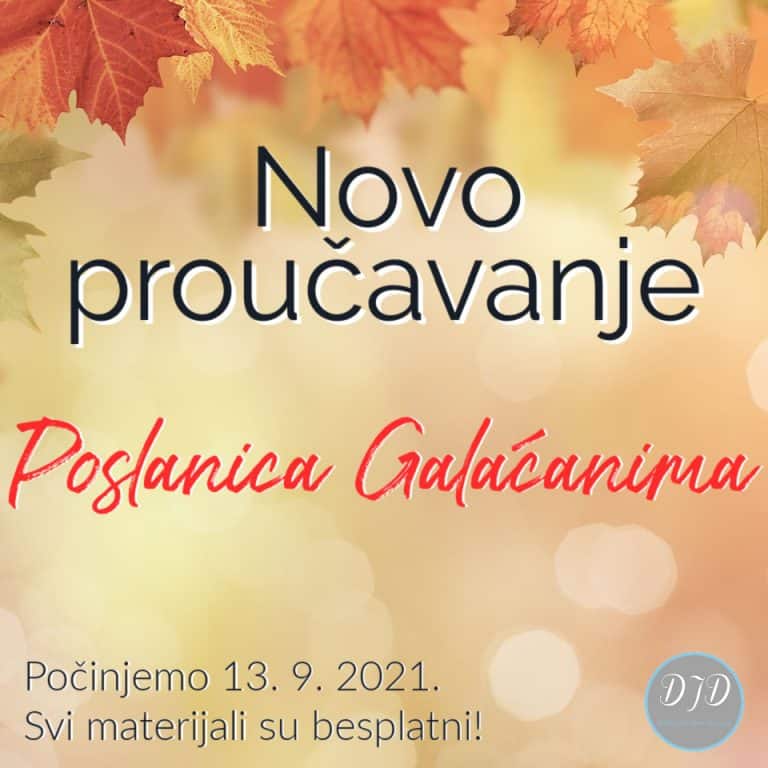 Pridruži mi se u proučavanju Poslanice Galaćanima