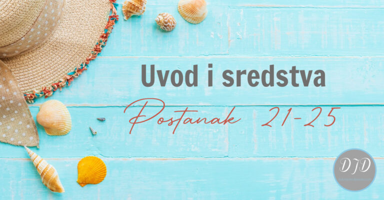 Dobro Jutro Djevojke – Sredstva – Postanak 21-25