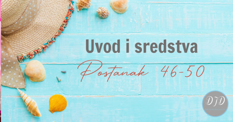 Dobro Jutro Djevojke – Sredstva – Postanak 45-50