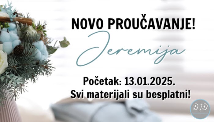 Proučavaj knjigu Jeremije sa mnom