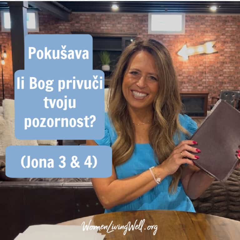 Pokušava li Bog privuči tvoju pozornost? (Jona 3 & 4)