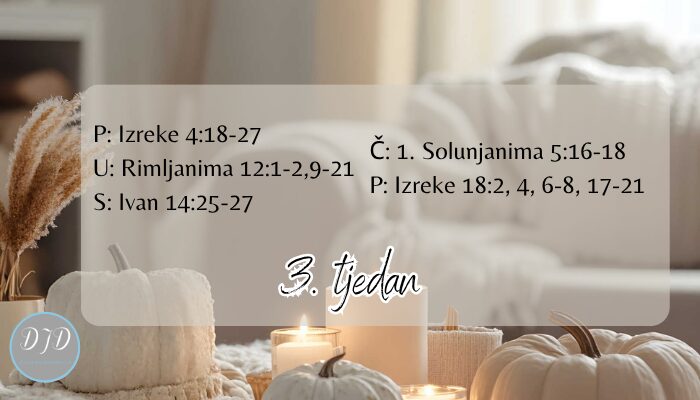 DJD – Učini svoj dom utočištem – Osnažena na tajnom mjestu – 3. tjedan: Na straži