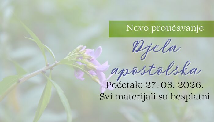 Proučavajte Djela apostolska sa mnom
